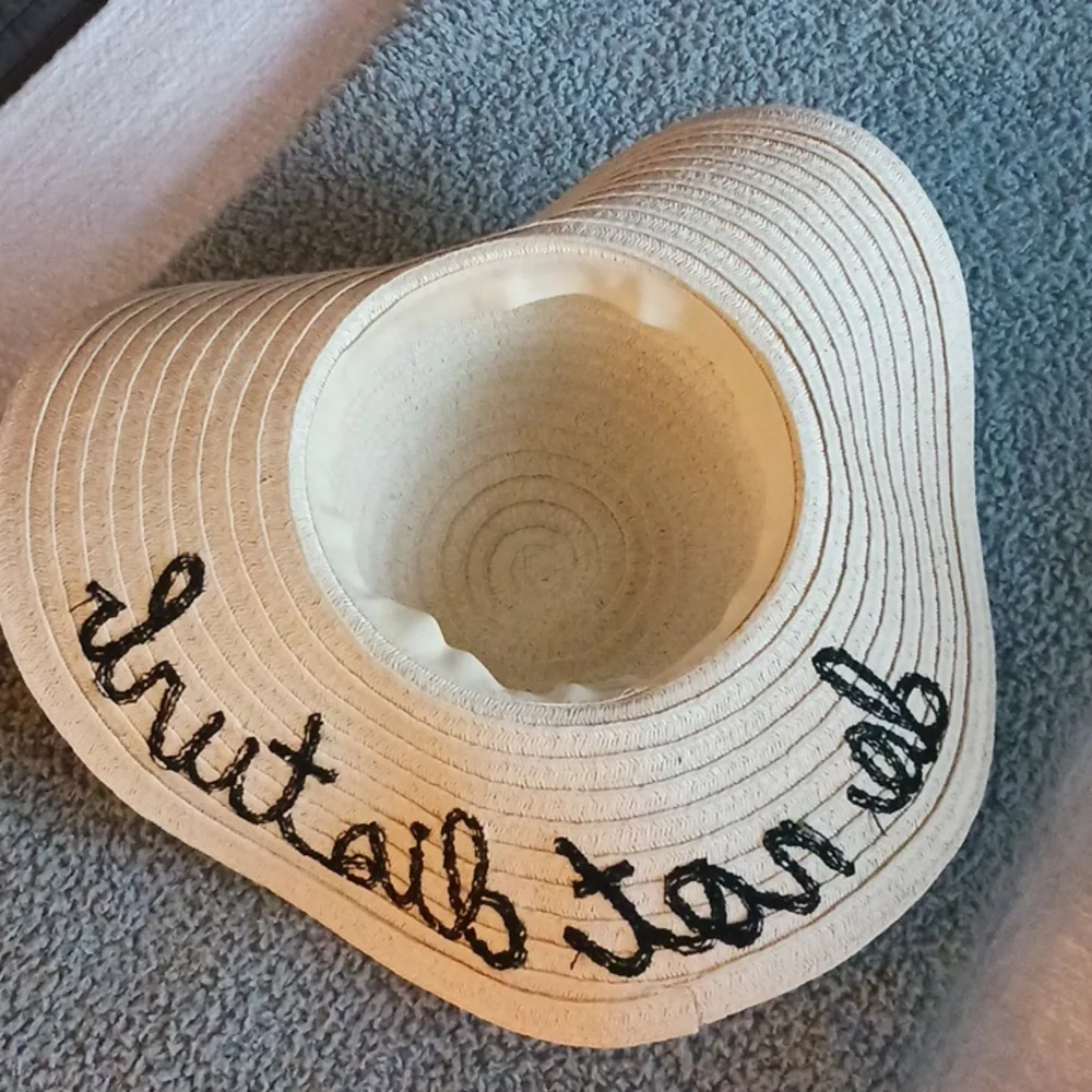 UNBRANDED "Do not Disturb" Floppy Sun Hat - Picture 3 of 3